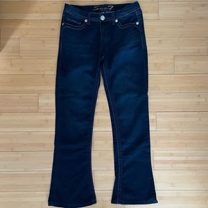 Seven7 Dark Wash Rocker Slim Jeans